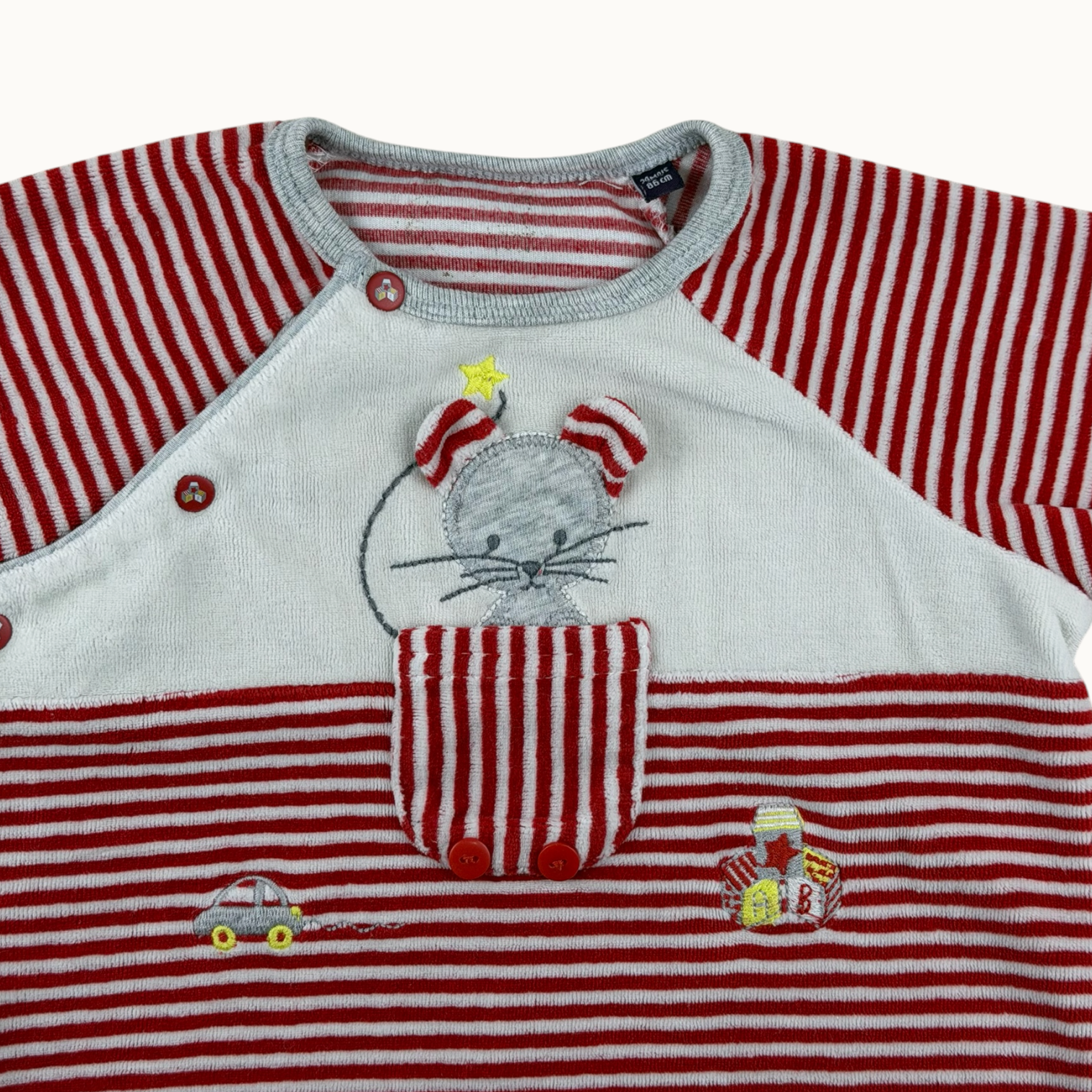 Pyjama velours Sergent Major - 24 mois